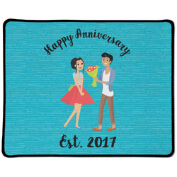 Happy Anniversary Large Gaming Mouse Pad - 12.5" x 10" (Personalized)