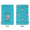 Happy Anniversary Small Laundry Bag - Front & Back View