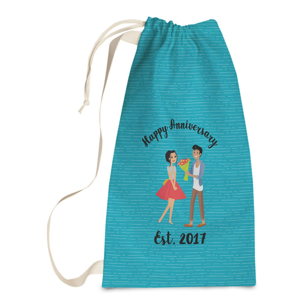 Custom Happy Anniversary Laundry Bags - Small (Personalized)