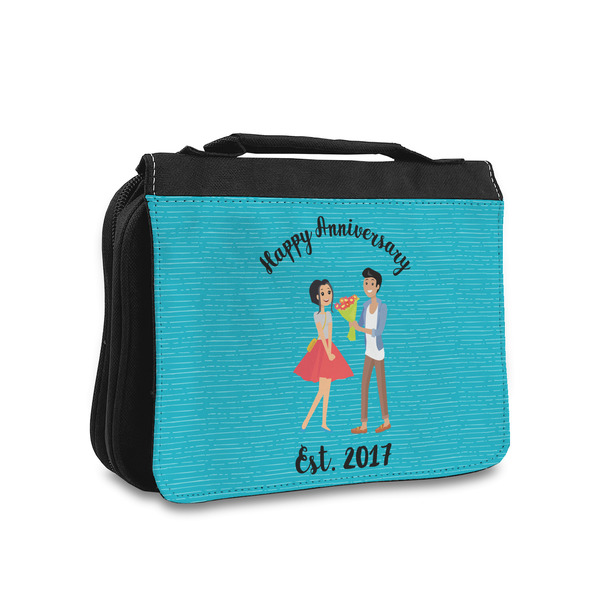 Custom Happy Anniversary Toiletry Bag - Small (Personalized)