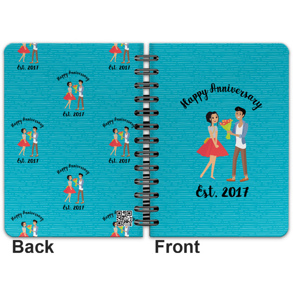 Happy Anniversary Spiral Journal 5 x 7 - Apvl