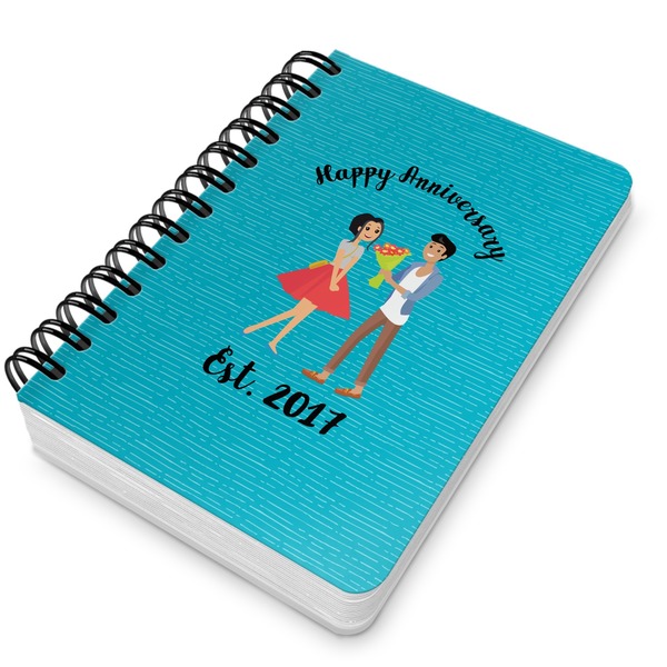 Happy Anniversary Spiral Journal 5 x 7 - Main