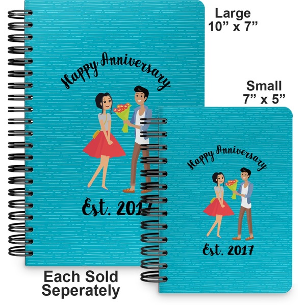 Happy Anniversary Spiral Journal - Comparison