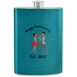 Happy Anniversary Stainless Steel Flask (Personalized)