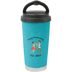 Happy Anniversary Stainless Steel Coffee Tumbler (Personalized)