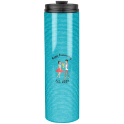 Happy Anniversary Stainless Steel Skinny Tumbler - 20 oz (Personalized)