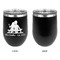 Happy Anniversary Stainless Wine Tumblers - Black - Single Sided - Approval