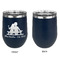Happy Anniversary Stainless Wine Tumblers - Navy - Single Sided - Approval