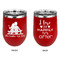 Happy Anniversary Stainless Wine Tumblers - Red - Double Sided - Approval