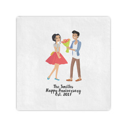 Happy Anniversary Cocktail Napkins (Personalized)