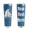 Happy Anniversary Steel Blue RTIC Everyday Tumbler - 28 oz. - Front and Back