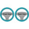 Happy Anniversary Steering Wheel Cover- Front and Back