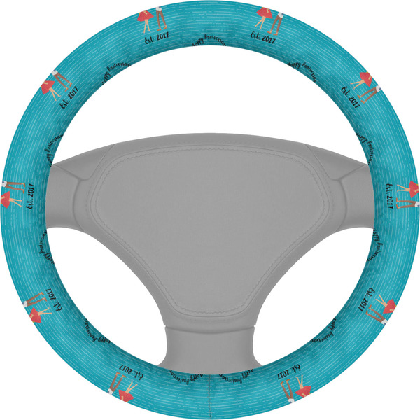 Custom Happy Anniversary Steering Wheel Cover (Personalized)