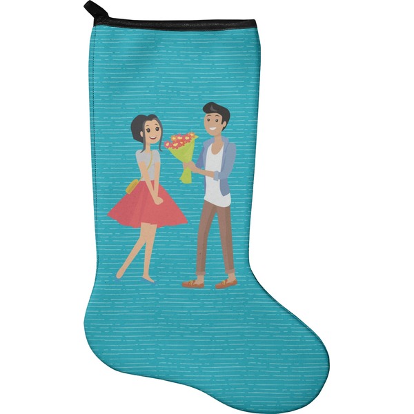 Custom Happy Anniversary Holiday Stocking - Neoprene