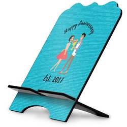 Happy Anniversary Stylized Tablet Stand (Personalized)