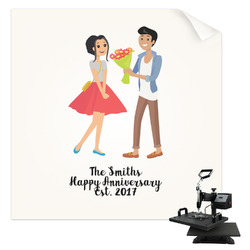 Happy Anniversary Sublimation Transfer - Pocket (Personalized)
