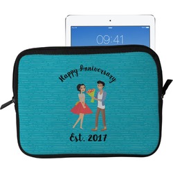 Happy Anniversary Tablet Case / Sleeve - Large (Personalized)