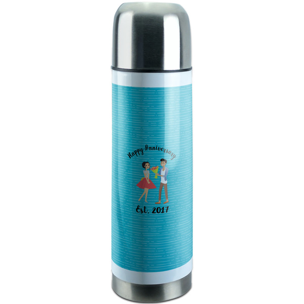Custom Happy Anniversary Stainless Steel Thermos (Personalized)