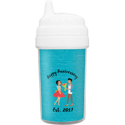Happy Anniversary Toddler Sippy Cup (Personalized)