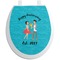 Happy Anniversary Toilet Seat Decal (Personalized)