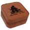 Happy Anniversary Travel Jewelry Boxes - Leather - Rawhide - Angled View