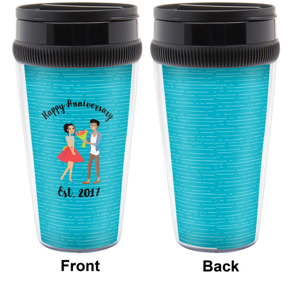 Happy Anniversary Travel Mug Approval (Personalized)