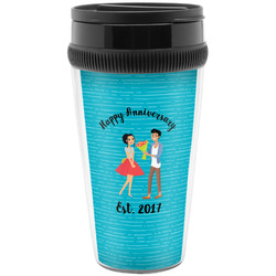 Happy Anniversary Acrylic Travel Mug without Handle (Personalized)
