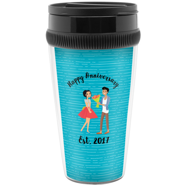 Custom Happy Anniversary Acrylic Travel Mug without Handle (Personalized)