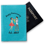 Happy Anniversary Vinyl Passport Holder (Personalized)