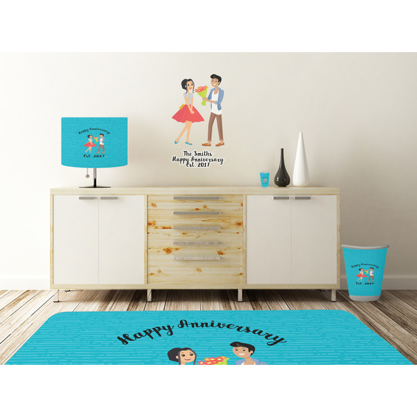 Happy Anniversary Wall Graphic Decal Wooden Desk