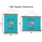 Happy Anniversary Wall Hanging Tapestries - Parent/Sizing