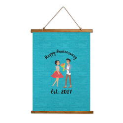 Happy Anniversary Wall Hanging Tapestry (Personalized)