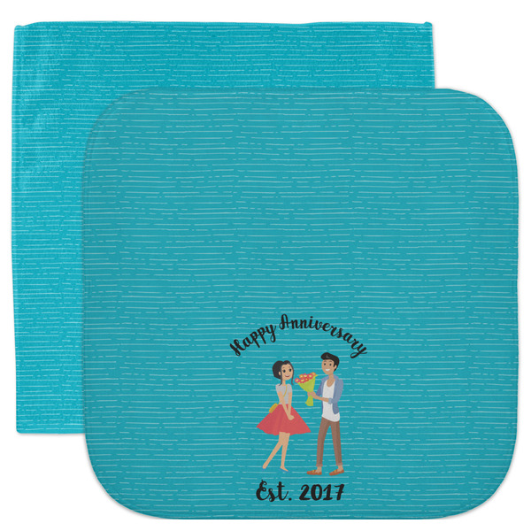 Custom Happy Anniversary Facecloth / Wash Cloth (Personalized)