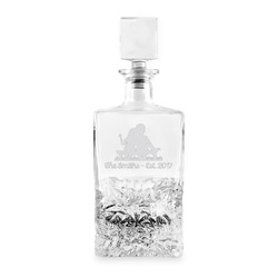 Happy Anniversary Whiskey Decanter - 26 oz Rectangle (Personalized)