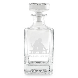 Happy Anniversary Whiskey Decanter - 26 oz Square (Personalized)