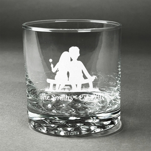 Custom Happy Anniversary Whiskey Glass - Engraved (Personalized)