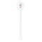 Happy Anniversary White Plastic 5.5" Stir Stick - Round - Single Stick