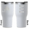Happy Anniversary White RTIC Tumbler - Front and Back