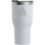 Happy Anniversary RTIC Tumbler - White - Engraved Front (Personalized)