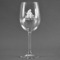 Happy Anniversary Wine Glass - Engraved (Personalized)