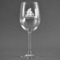 Happy Anniversary Wine Glass - Engraved (Personalized)