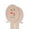 Happy Anniversary Wooden Food Pick - Oval - Single Sided - Front & Back