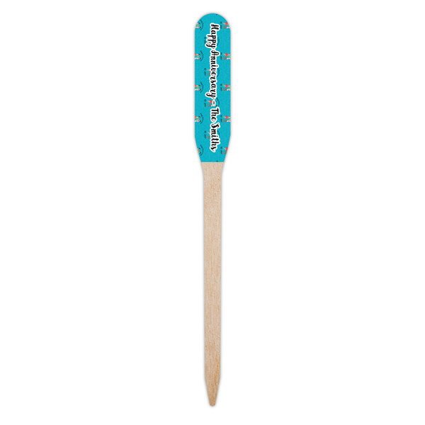 Happy Anniversary Wooden Food Pick - Paddle - Single Pick