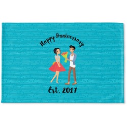 Happy Anniversary Woven Mat (Personalized)