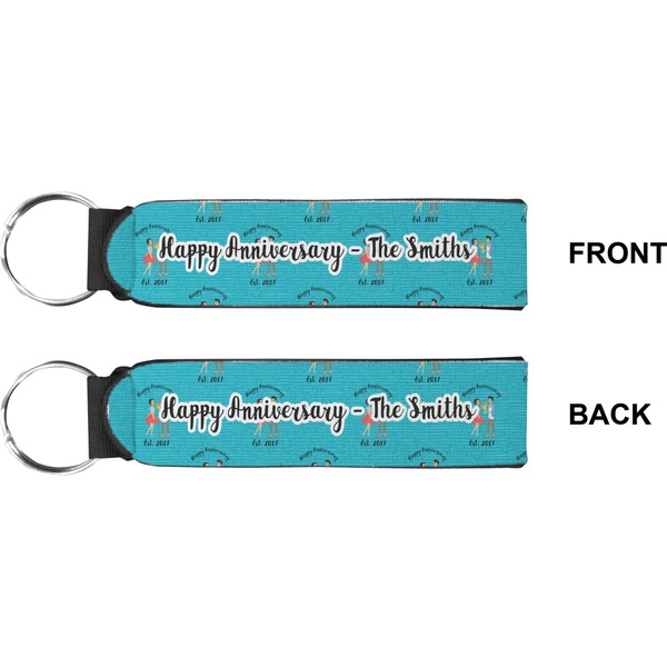 Happy Anniversary Wristlet (Front + Back)