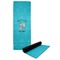 Happy Anniversary Yoga Mat with Black Rubber Back Full Print View