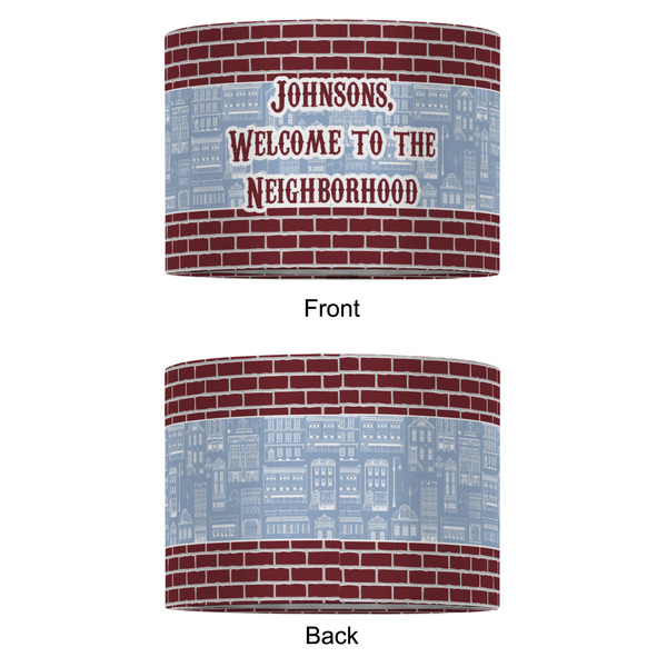 Housewarming 12" Drum Lampshade - APPROVAL (Fabric)