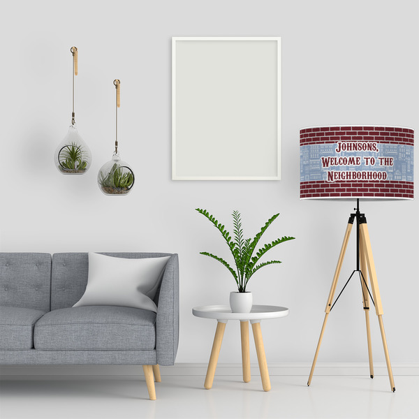 Housewarming 12" Drum Lampshade - LIFESTYLE