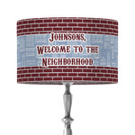 Housewarming 12" Drum Lamp Shade - Fabric (Personalized)