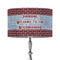 Housewarming 12" Drum Lampshade - ON STAND (Fabric)